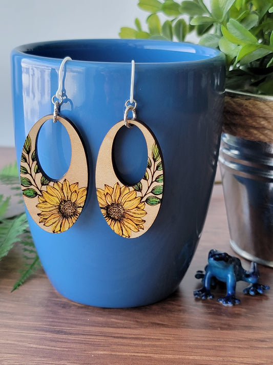 Sunflower Earrings