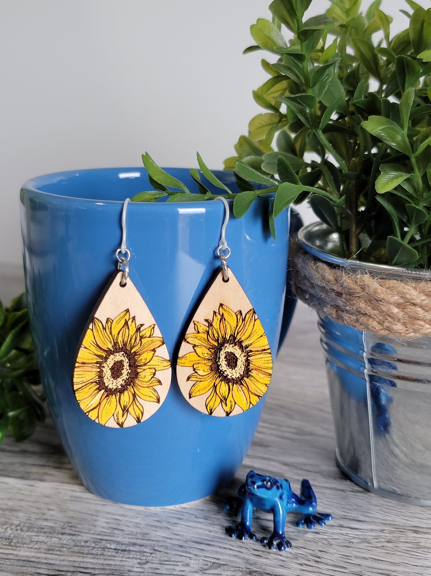 Sunflower Earrings