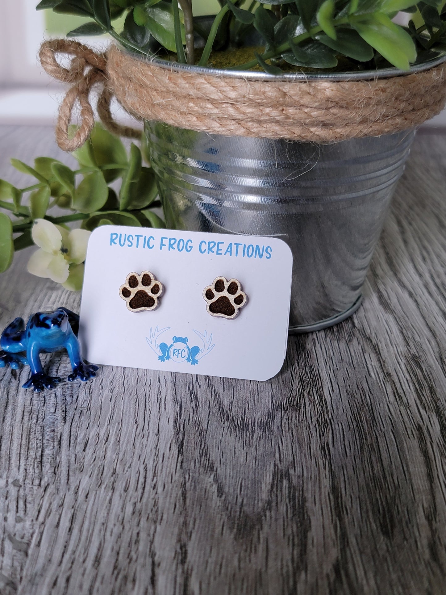 Paw Print Earrings