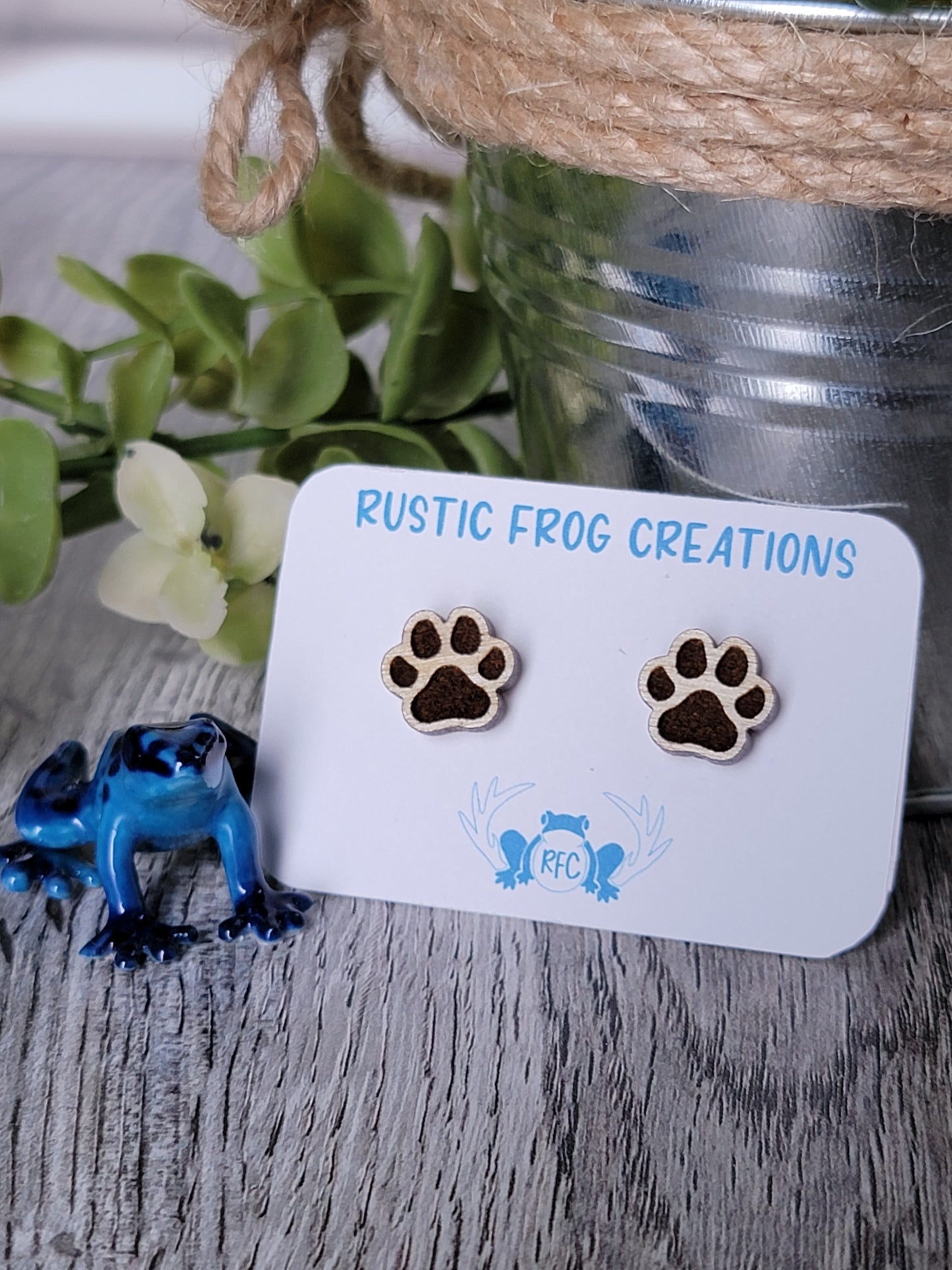 Paw Print Earrings