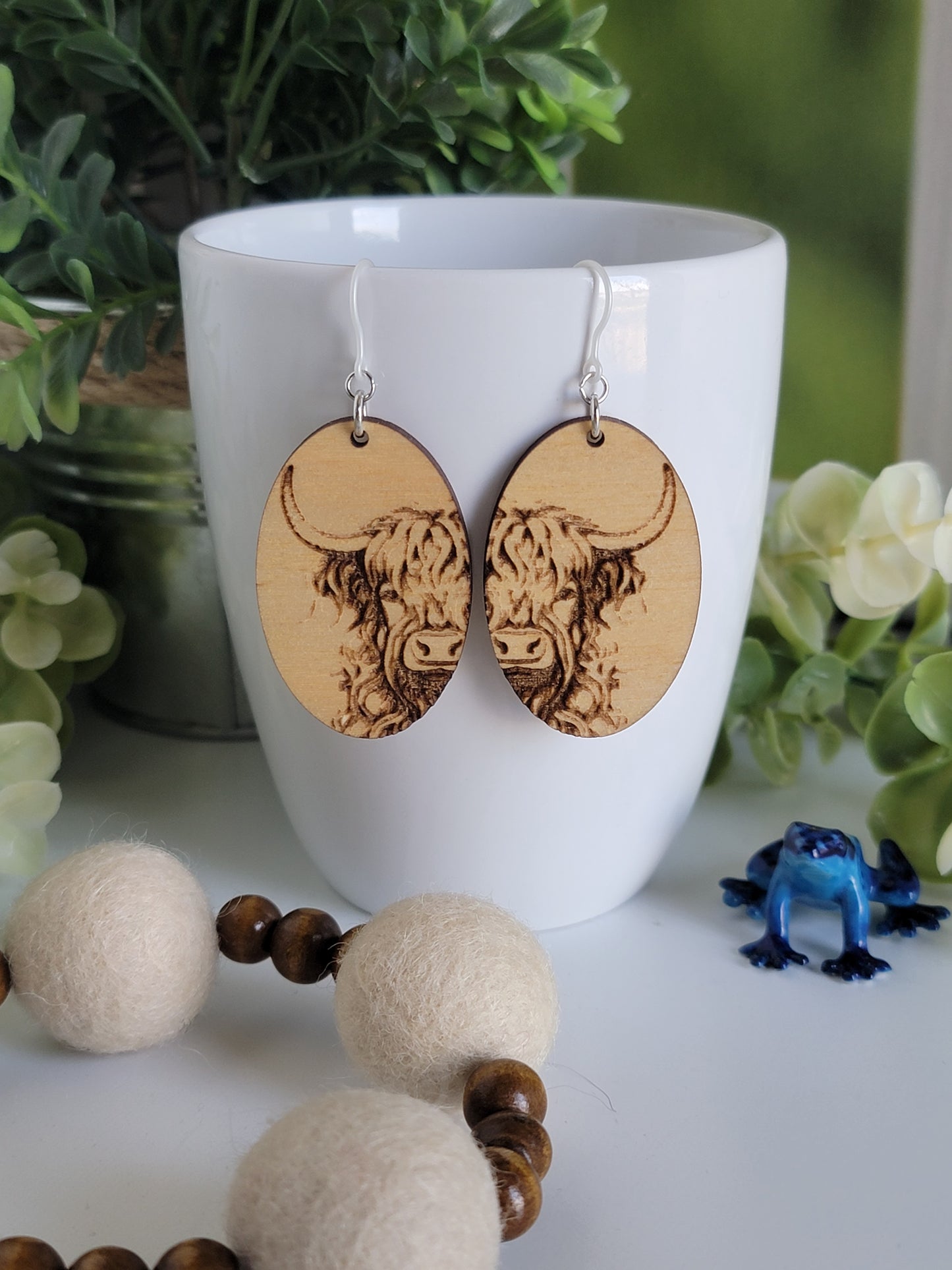 Highland Cow Earrings