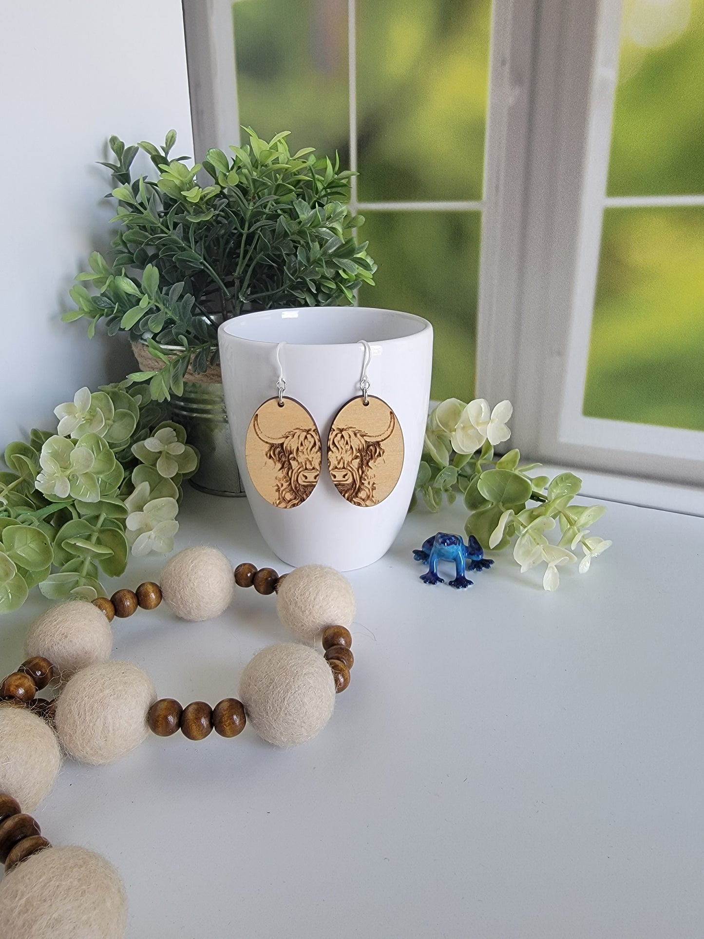 Highland Cow Earrings