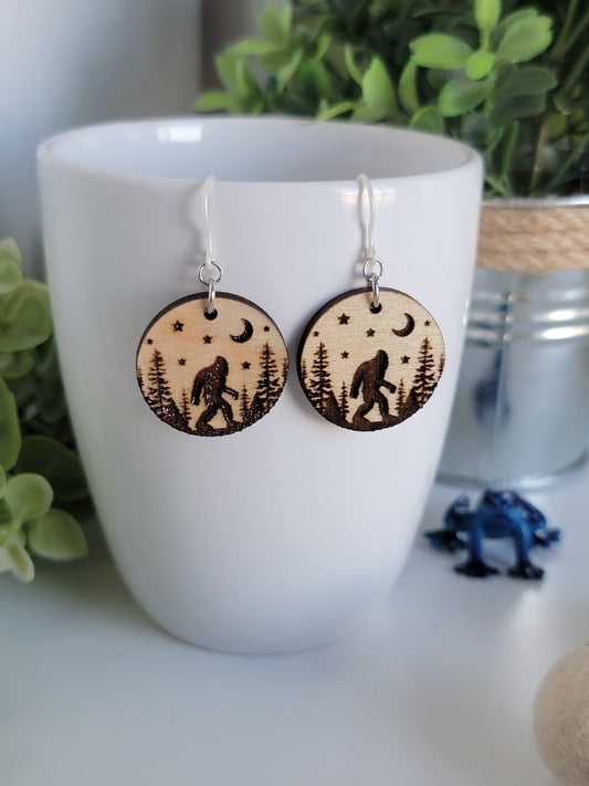 Bigfoot/ Sasquatch Earrings