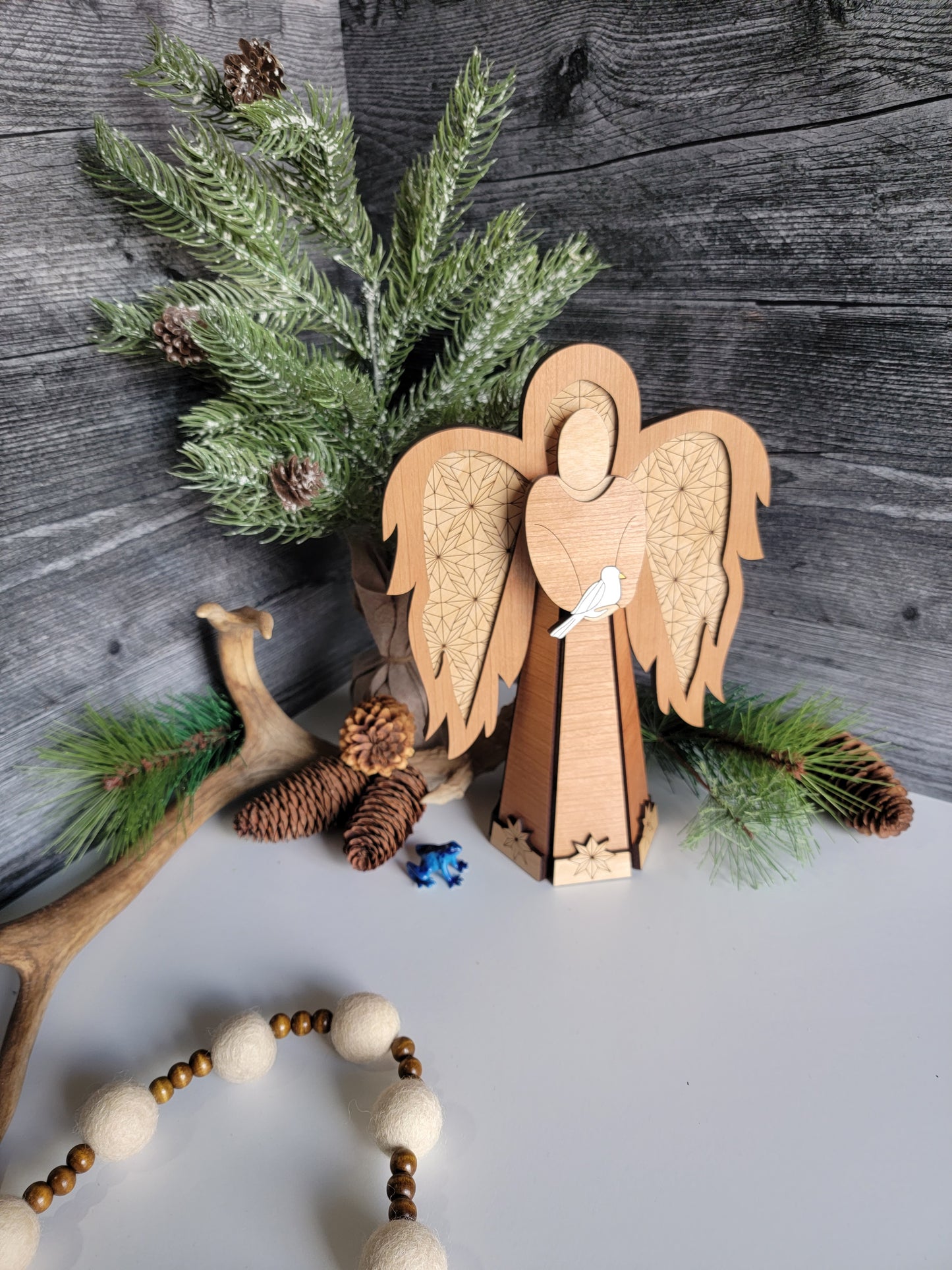 Angel Tree Topper, Christmas Angel Topper, Angel Decor