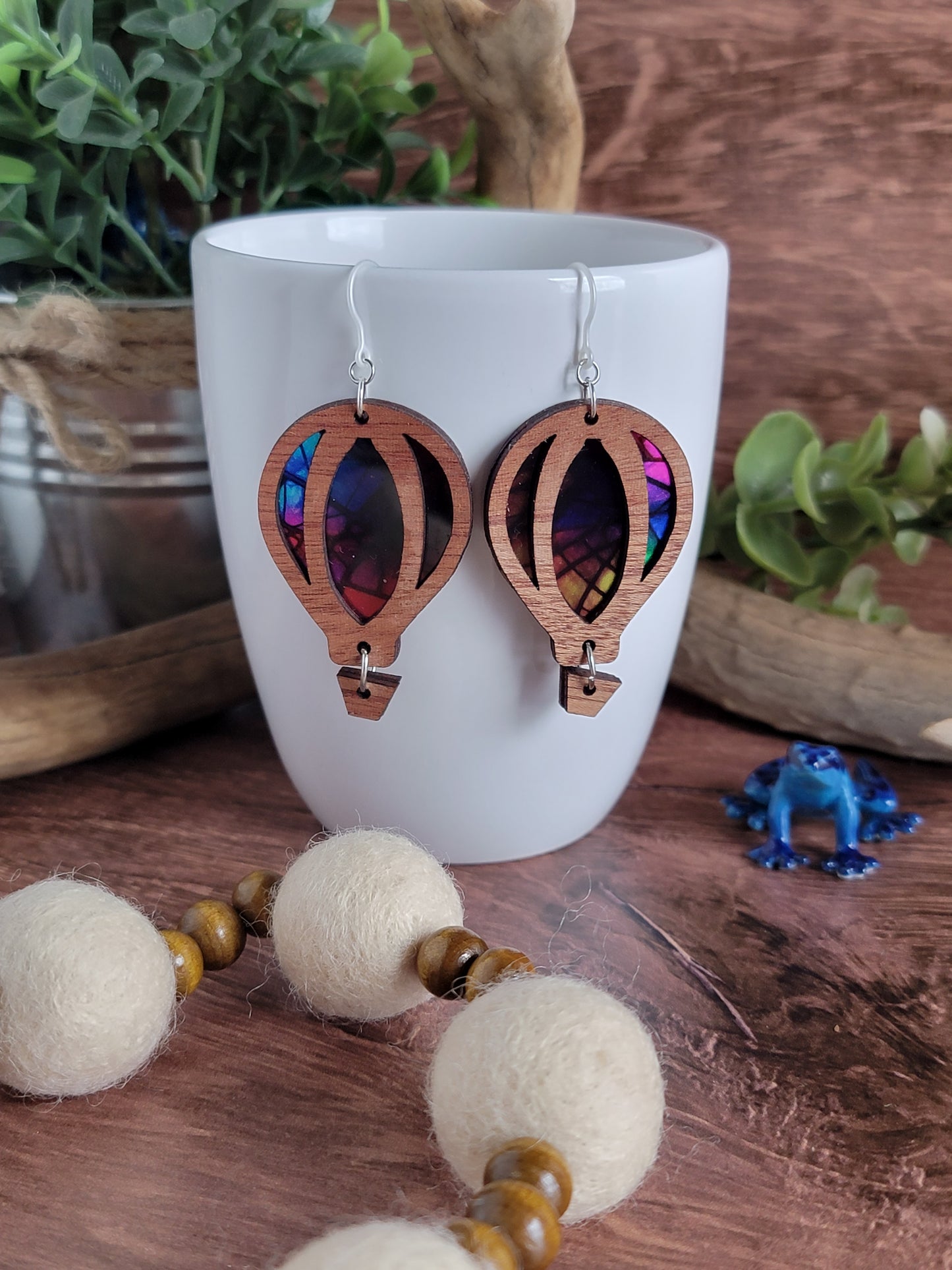 Hot Air Balloon Earrings