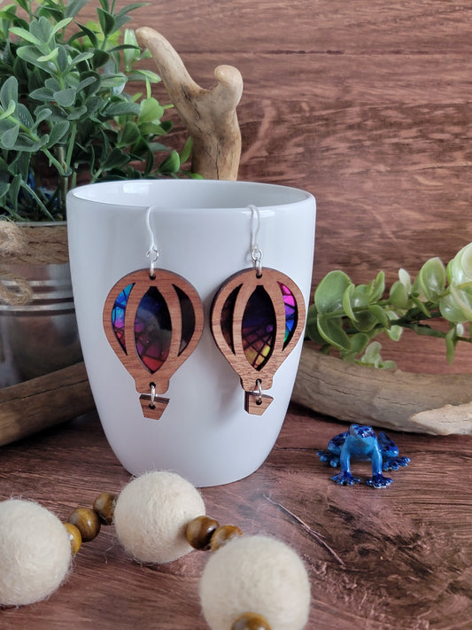 Hot Air Balloon Earrings