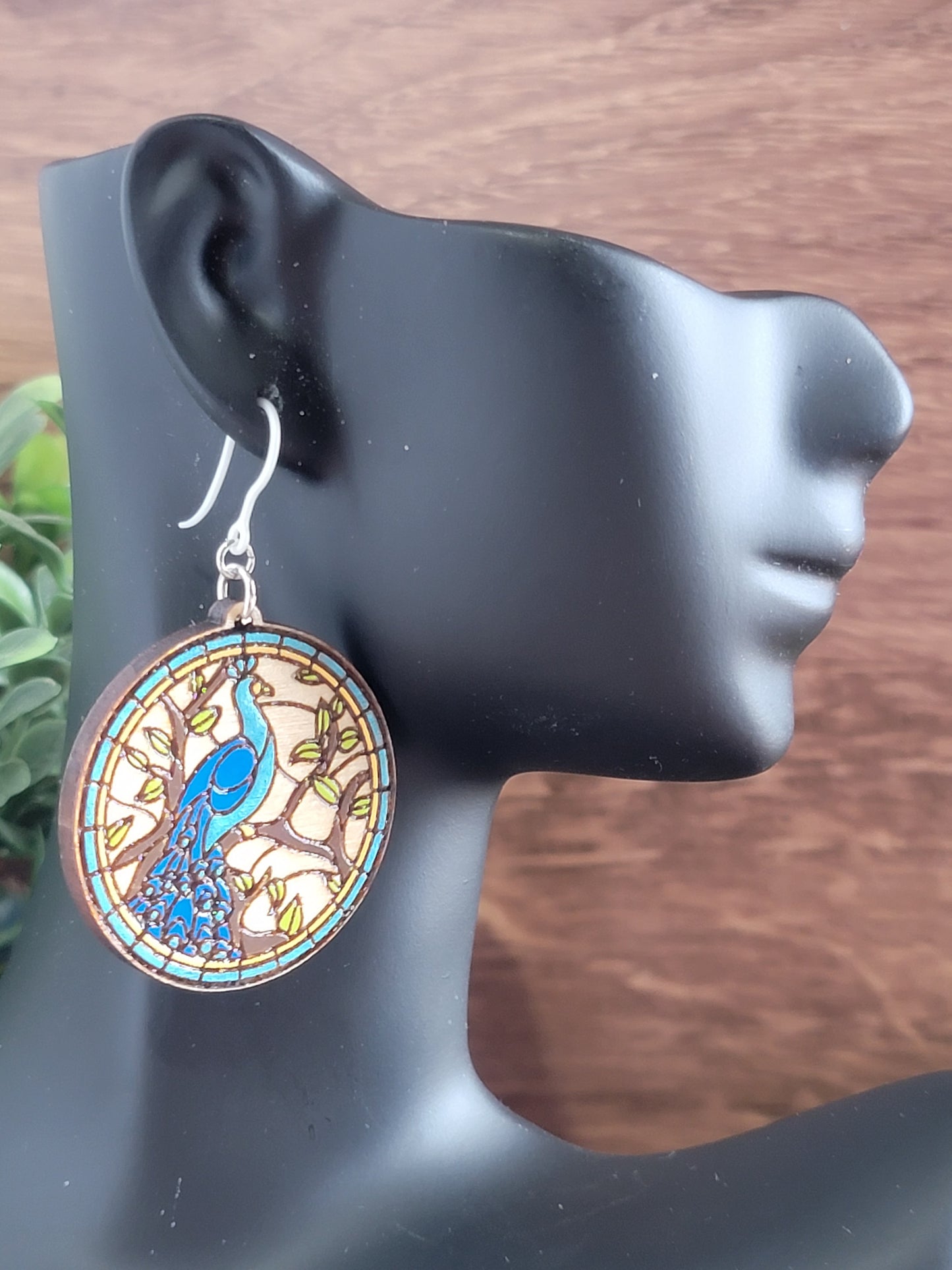 Peacock Earrings