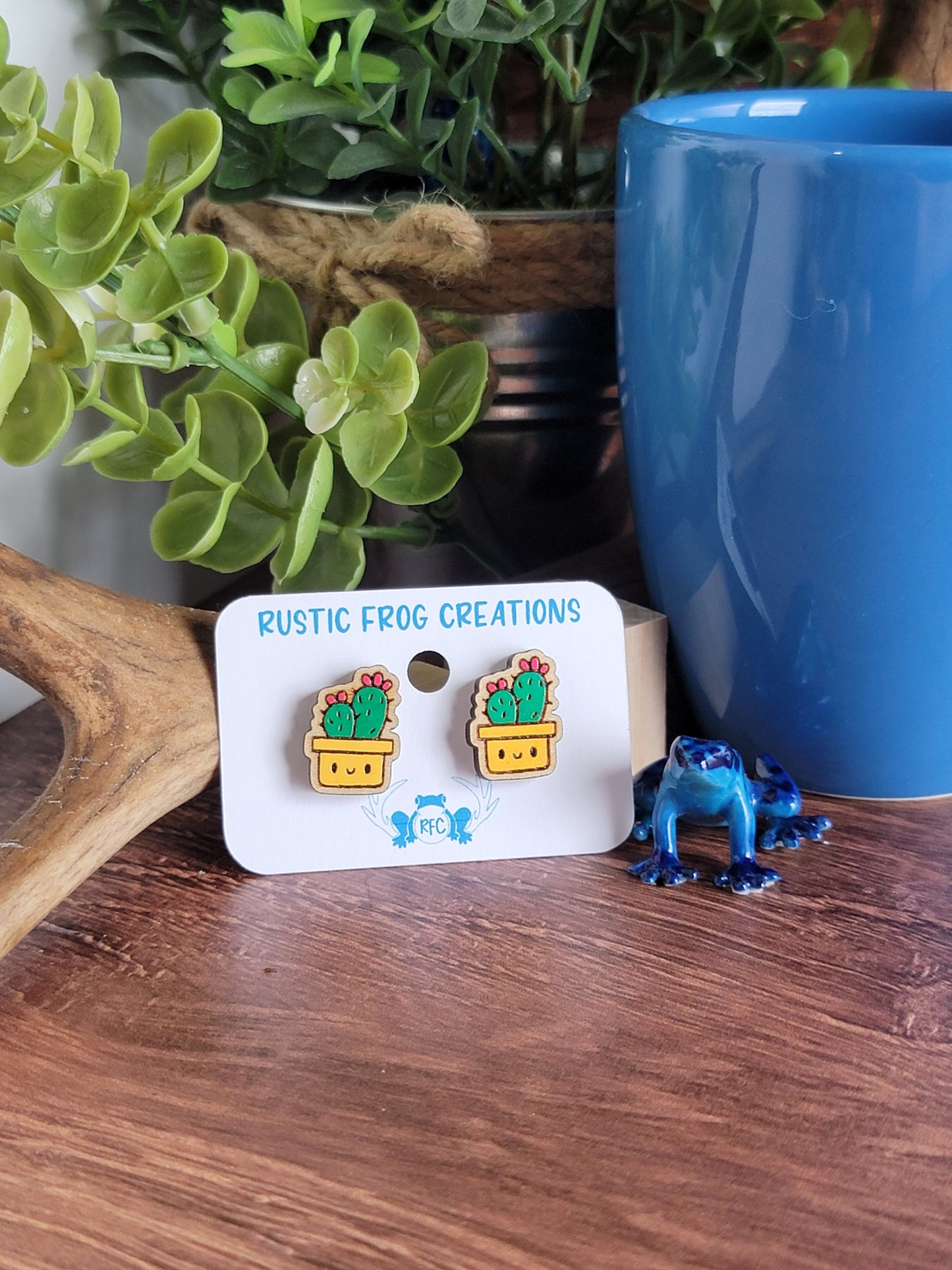 Cactus Stud Earrings