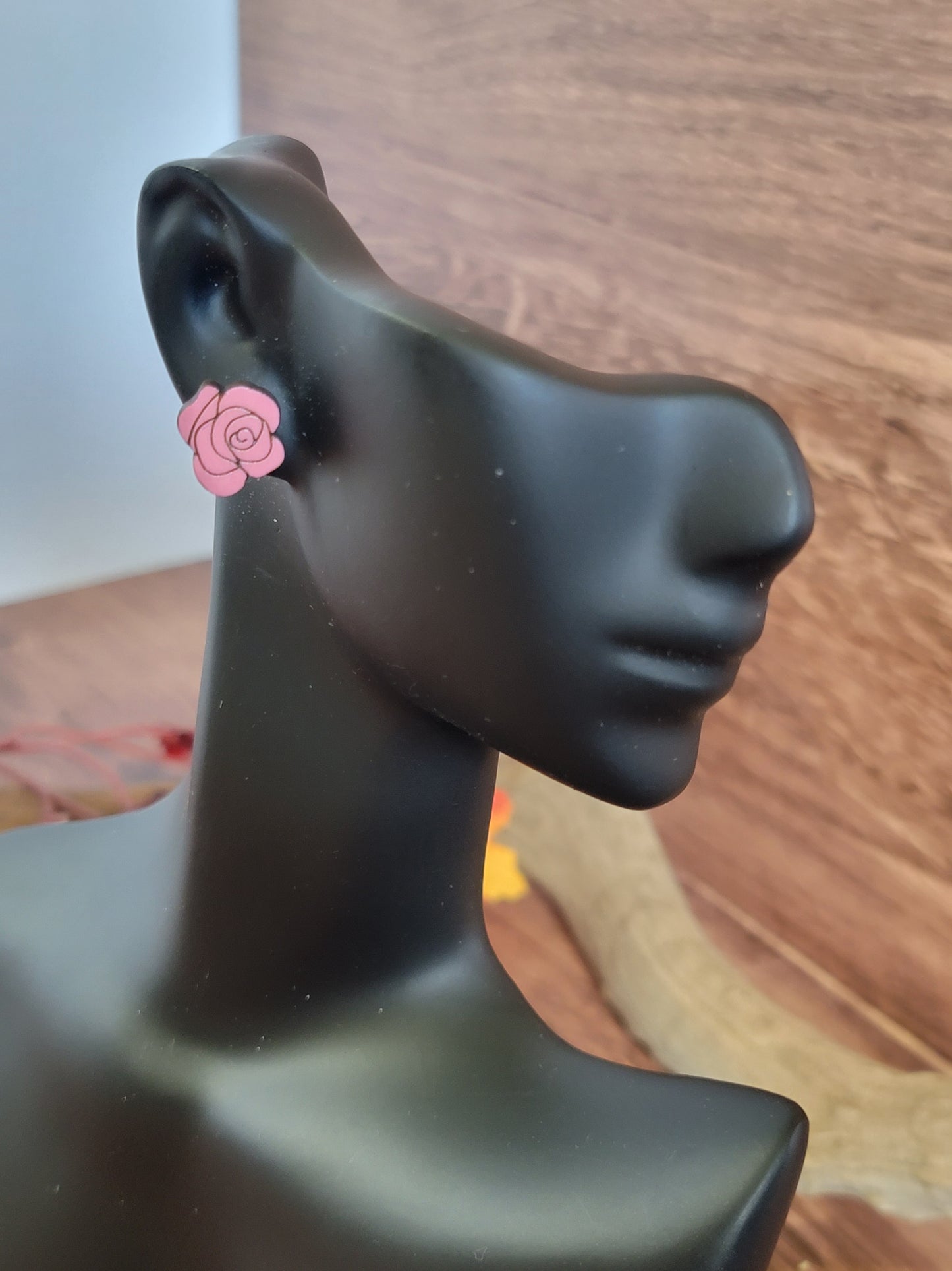 Rose Stud Earrings