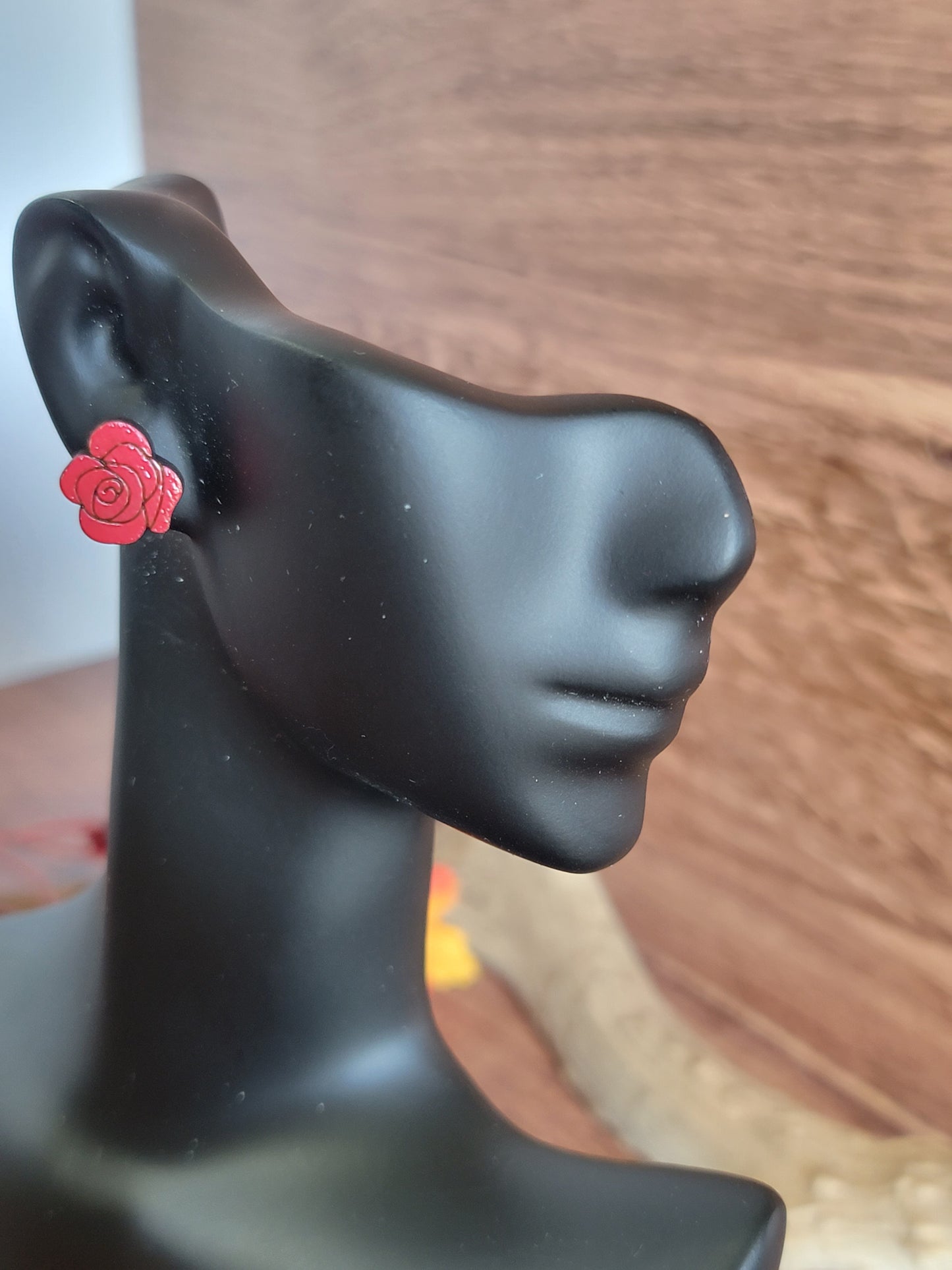 Rose Stud Earrings