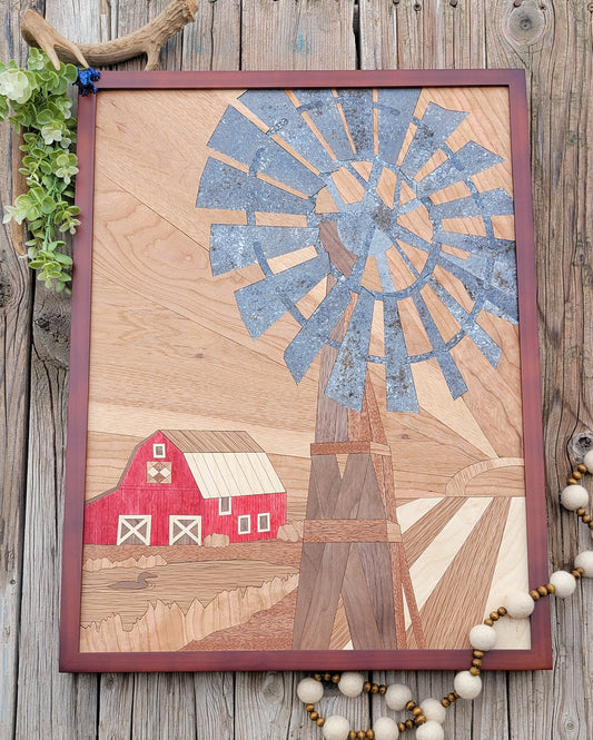 Windmill and Barn Showstopper