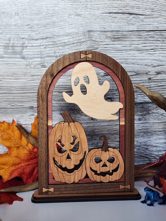 Ghost and Jack-o'-lantern Arch