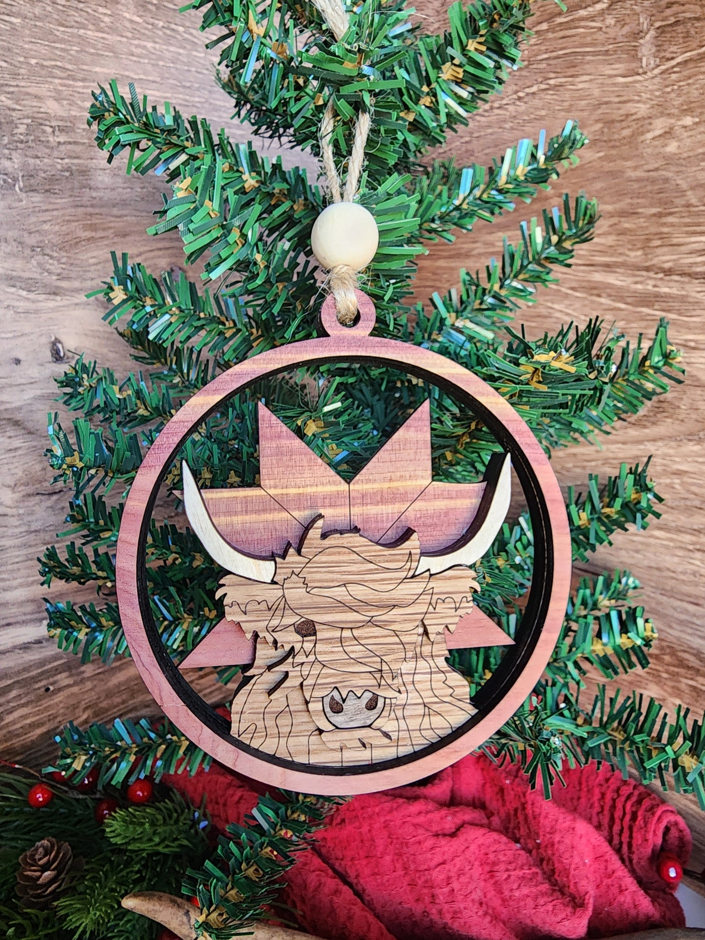 Highland Cow Ornament