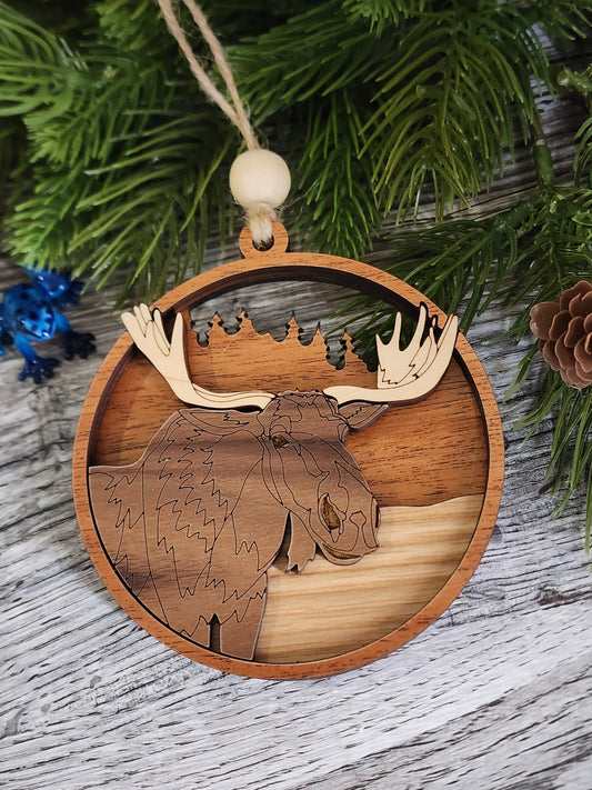 Moose Ornament