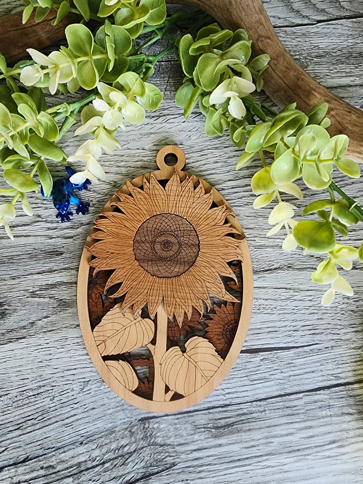 Sunflower ornament