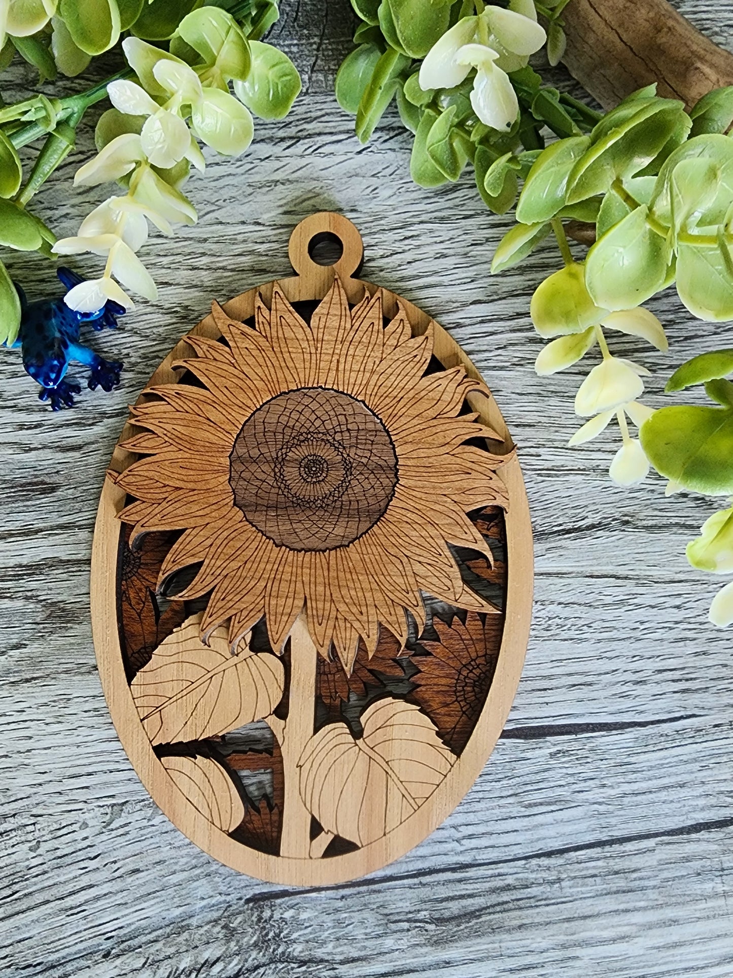 Sunflower ornament