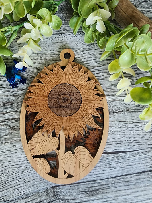 Sunflower Ornament