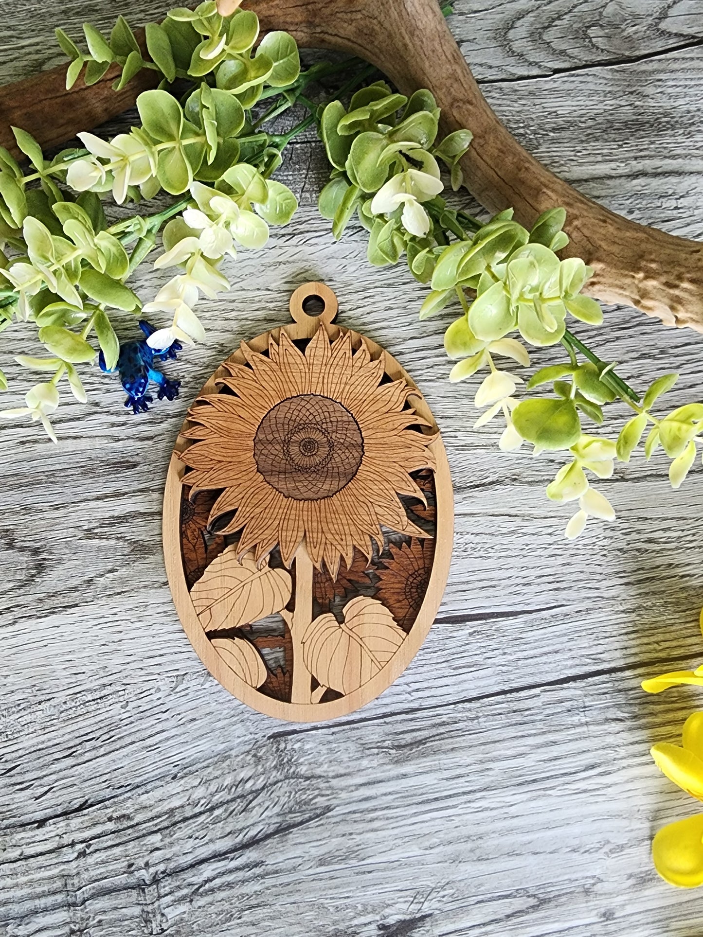 Sunflower ornament