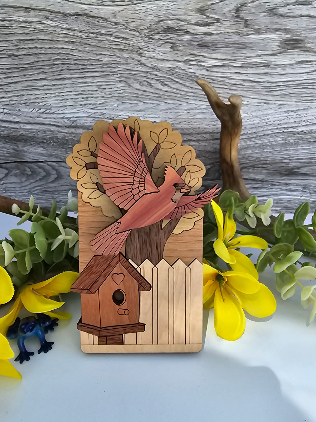 Cardinal Eye Glasses Holder